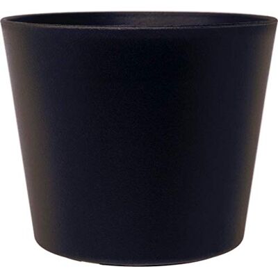 Leni Übertopf Flori 19 Ø 20 cm x 18 cm Schwarz Leni Übertopf Flori 19 Ø 20 cm x 18 cm Schwarz