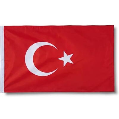 Sonia Originelli Türkei Fahne XXL 160 x 240 cm Fanartikel in der türkischen Nationalflagge für WM, EM und Public Viewing Sonia Originelli Türkei Fahne XXL 160 x 240 cm Fanartikel in der türkischen Nationalflagge für WM, EM und Public Viewing