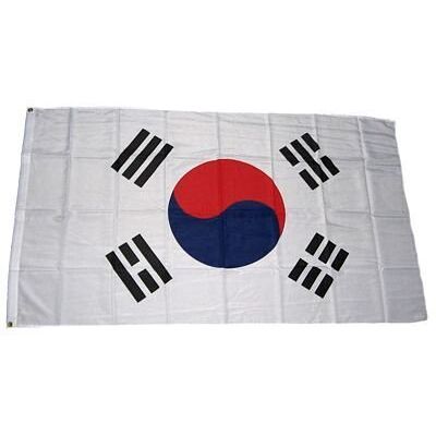 FahnenMax Südkorea Fahne 150 x 90cm FahnenMax Südkorea Fahne 150 x 90cm