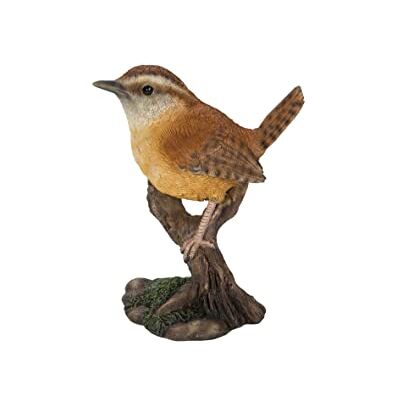 HI-LINE Geschenk Verschiedene Vogel auf Stumpf Statuen (Carolina Wren) HI-LINE Geschenk Verschiedene Vogel auf Stumpf Statuen (Carolina Wren)