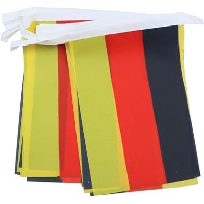 Deutsche Flaggen Girlande - 6M, 20 Flaggen, Polyester Deutsche Flaggen Girlande - 6M, 20 Flaggen, Polyester
