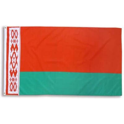 Sonia Originelli Belarus Länderflagge 90 x 150 cm Fanartikel in der belarus Nationalflagge für WM, EM und Public Viewing Sonia Originelli Belarus Länderflagge 90 x 150 cm Fanartikel in der belarus Nationalflagge für WM, EM und Public Viewing