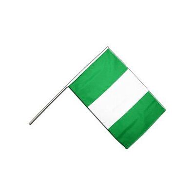 Digni Flaggenfritze® Große Stockflagge Schwenkflagge Nigeria 60 x 90 cm Digni Flaggenfritze® Große Stockflagge Schwenkflagge Nigeria 60 x 90 cm