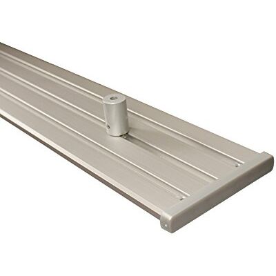 iso-design Gardinenschiene 3 und 4 läufig aus Aluminium in alu Silber mit Deckenträgern, 240 cm (2 x 120 cm) iso-design Gardinenschiene 3 und 4 läufig aus Aluminium in alu Silber mit Deckenträgern, 240 cm (2 x 120 cm)