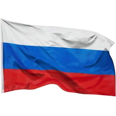 Aricona Russland Flagge 90x150cm wetterbeständige Fahne mit Messingösen, 100% Polyester, robuste Doppelnaht & in lebendigen Farben ideal für Flaggen-Liebhaber & Freunde Aricona Russland Flagge 90x150cm wetterbeständige Fahne mit Messingösen, 100% Polyester, robuste Doppelnaht & in lebendigen Farben ideal für Flaggen-Liebhaber & Freunde