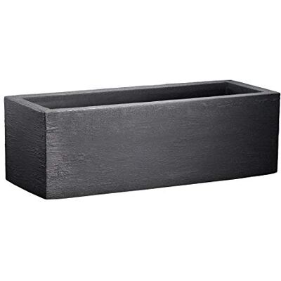 Geli Lippert Pflanzkübel Kubus Blumentrog rechteck ca. 80x30x27 cm anthrazit Geli Lippert Pflanzkübel Kubus Blumentrog rechteck ca. 80x30x27 cm anthrazit