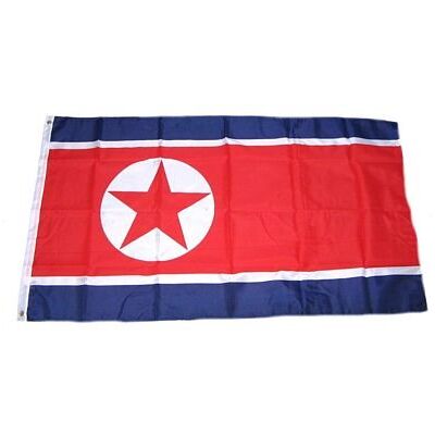 FahnenMax Nordkorea Fahne 150 x 90cm FahnenMax Nordkorea Fahne 150 x 90cm