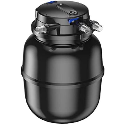 AquaOne Druckteichfilter CPU-50000 I Teichfilter für Teiche bis 80.000 Liter I Bio Teich Filter inkl.55 Watt UVC-Klärer mit automatischer Reinigung und Zeitschalter AquaOne Druckteichfilter CPU-50000 I Teichfilter für Teiche bis 80.000 Liter I Bio Teich Filter inkl.55 Watt UVC-Klärer mit automatischer Reinigung und Zeitschalter