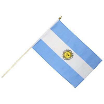 Digni Flaggenfritze Stockflagge Argentinien 30 x 45 cm Digni Flaggenfritze Stockflagge Argentinien 30 x 45 cm