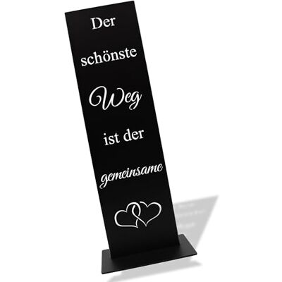 Rostikal Gartenschild 55 cm Schwarz – Ideal als Geschenk und Gartendeko – langlebig, wetterfest und rostfrei handgefertigt für Outdoor und Indoor Dekoration Rostikal Gartenschild 55 cm Schwarz – Ideal als Geschenk und Gartendeko – langlebig, wetterfest und rostfrei handgefertigt für Outdoor und Indoor Dekoration