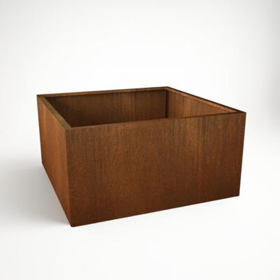 Czaja Cortenstahl Pflanzkübel 80x80x40 cm Fiorella – ohne Bodenplatte Rost Deko Blumenkübel quadratisch – wetterfest & langlebig – Garten Terrasse – Edelrost Pflanzgefäß Czaja Cortenstahl Pflanzkübel 80x80x40 cm Fiorella – ohne Bodenplatte Rost Deko Blumenkübel quadratisch – wetterfest & langlebig – Garten Terrasse – Edelrost Pflanzgefäß