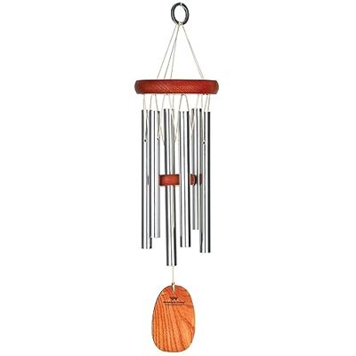 Woodstock Chimes Woodstock Windspiel Amazing Grace, Silber, 40,6 cm Woodstock Chimes Woodstock Windspiel Amazing Grace, Silber, 40,6 cm