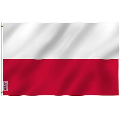 Anley Fly Breeze 3x5 Fuß Poland Flagge Lebendige Farbe und UV-beständig Leinwand Kopf- und Doppelnaht Republik Polen Flaggen Polyester mit Messingösen 3 X 5 Ft Anley Fly Breeze 3x5 Fuß Poland Flagge Lebendige Farbe und UV-beständig Leinwand Kopf- und Doppelnaht Republik Polen Flaggen Polyester mit Messingösen 3 X 5 Ft