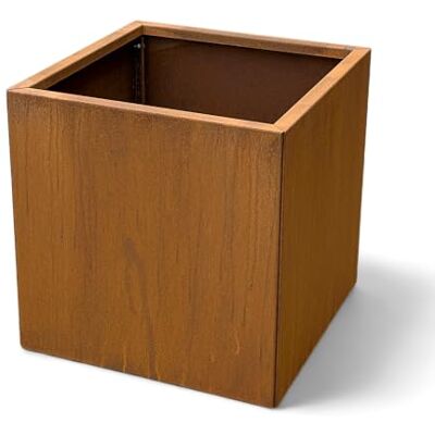 Czaja Cortenstahl Pflanzkübel 50x50x50 cm Fiorella mit Bodenplatte Made in Germany Rost Deko Blumenkübel quadratisch – wetterfest & langlebig – Garten Terrasse Balkon – Edelrost Pflanzgefäß Czaja Cortenstahl Pflanzkübel 50x50x50 cm Fiorella mit Bodenplatte Made in Germany Rost Deko Blumenkübel quadratisch – wetterfest & langlebig – Garten Terrasse Balkon – Edelrost Pflanzgefäß