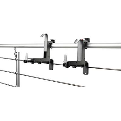 Dehner Blumenkastenhalter, für Höhen 14 20 cm, Breiten 12 21 cm, Kunststoff, anthrazit Dehner Blumenkastenhalter, für Höhen 14 20 cm, Breiten 12 21 cm, Kunststoff, anthrazit