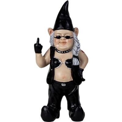 Geschenkestadl Gartenzwerg Zwerg Rockerin Mittelfinger 31,5cm Rock Heavy Metal Rocker Spaßfigur Außendekoration Gartenfigur Dekofigur Dekoration Haus Hof Garten Geschenkestadl Gartenzwerg Zwerg Rockerin Mittelfinger 31,5cm Rock Heavy Metal Rocker Spaßfigur Außendekoration Gartenfigur Dekofigur Dekoration Haus Hof Garten
