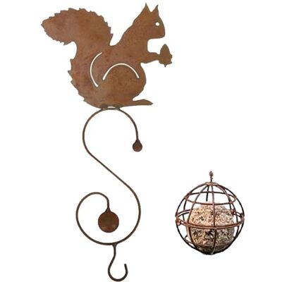 Storm Meisenknödelhalter ohne Netz Eichhörnchen Vogelfutterstation zum Aufhängen Gartendeko hängend Knödelhalter für Vögel Balkon Dekoration Storm Meisenknödelhalter ohne Netz Eichhörnchen Vogelfutterstation zum Aufhängen Gartendeko hängend Knödelhalter für Vögel Balkon Dekoration