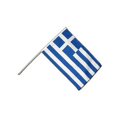 Digni Flaggenfritze® Große Stockflagge Schwenkflagge Griechenland 60 x 90 cm Digni Flaggenfritze® Große Stockflagge Schwenkflagge Griechenland 60 x 90 cm