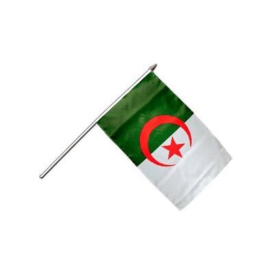 Digni Stockflagge Algerien 30 x 45 cm Digni Stockflagge Algerien 30 x 45 cm