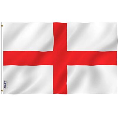 Anley Fly Breeze 3x5 Fuß England Flagge Lebendige Farbe und UV-beständig Canvas Kopf- und Doppelnaht Englische Nationalflaggen Polyester mit Messingösen 3 X 5 Ft Anley Fly Breeze 3x5 Fuß England Flagge Lebendige Farbe und UV-beständig Canvas Kopf- und Doppelnaht Englische Nationalflaggen Polyester mit Messingösen 3 X 5 Ft