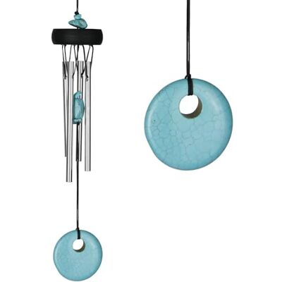 Woodstock Chimes Woodstock Windspiel Precious Stones, Silber, 30,5 cm Woodstock Chimes Woodstock Windspiel Precious Stones, Silber, 30,5 cm