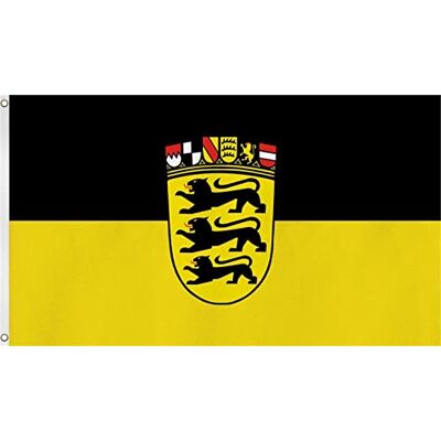normani TOP QUALITÄT !! Fahne Flagge, Grösse: ca. 90x150 cm, Ordentliche Stoffqualität Stoffgewicht ca. 110 gr/m2 Farbe Baden Württemberg normani TOP QUALITÄT !! Fahne Flagge, Grösse: ca. 90x150 cm, Ordentliche Stoffqualität Stoffgewicht ca. 110 gr/m2 Farbe Baden Württemberg