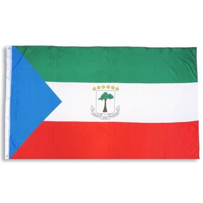 Sonia Originelli Äquatorial Guinea Länderflagge 90 x 150 cm Fanartikel in der äquatorialguineanischen Nationalflagge für WM, EM und Public Viewing Sonia Originelli Äquatorial Guinea Länderflagge 90 x 150 cm Fanartikel in der äquatorialguineanischen Nationalflagge für WM, EM und Public Viewing