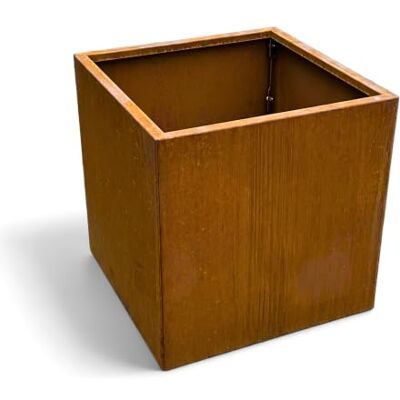 Czaja Cortenstahl Pflanzkübel 60x60x60 cm Fiorella mit Bodenplatte Made in Germany Rost Deko Blumenkübel quadratisch – wetterfest & langlebig – Garten Terrasse Balkon – Edelrost Pflanzgefäß Czaja Cortenstahl Pflanzkübel 60x60x60 cm Fiorella mit Bodenplatte Made in Germany Rost Deko Blumenkübel quadratisch – wetterfest & langlebig – Garten Terrasse Balkon – Edelrost Pflanzgefäß