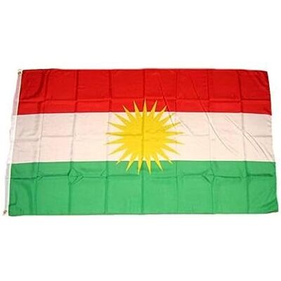 FahnenMax Fahne Flagge Kurdistan 90 x 150 cm FahnenMax Fahne Flagge Kurdistan 90 x 150 cm