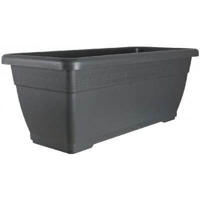 Geli Pflanzkübel PLATO aus Kunststoff in verschiedenen Farben, Farben:anthrazit 38;Länge:60 cm Geli Pflanzkübel PLATO aus Kunststoff in verschiedenen Farben, Farben:anthrazit 38;Länge:60 cm