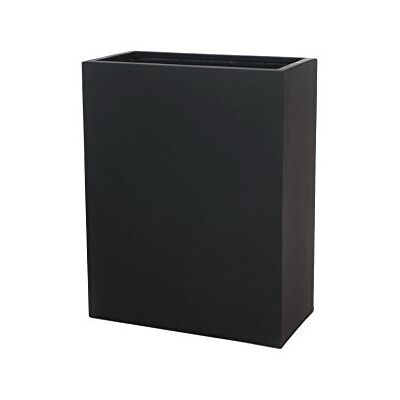 VIVANNO Pflanzkübel Elemento Raumteiler Sichtschutz Fiberglas Anthrazit Schmaler Blumentrog für Garten, Terrasse und Büro, Rechteckiger Raumtrenner in 59x30x75 cm, Wetterfest und Robust VIVANNO Pflanzkübel Elemento Raumteiler Sichtschutz Fiberglas Anthrazit Schmaler Blumentrog für Garten, Terrasse und Büro, Rechteckiger Raumtrenner in 59x30x75 cm, Wetterfest und Robust
