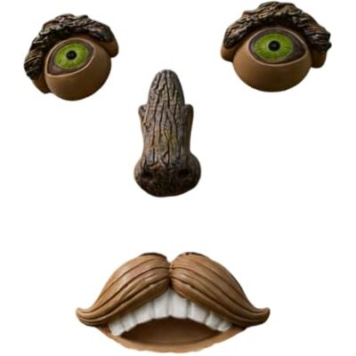 AWJUWHBJ Baumgesicht Dekorset mit 2 Augen, 1 Nase und 1 Grinsen, D Skurriles Skulpturen Set für die Gartendekoration mit 2 Augen, 1 Grinsen und 1 Nase für Rinde Freien AWJUWHBJ Baumgesicht Dekorset mit 2 Augen, 1 Nase und 1 Grinsen, D Skurriles Skulpturen Set für die Gartendekoration mit 2 Augen, 1 Grinsen und 1 Nase für Rinde Freien