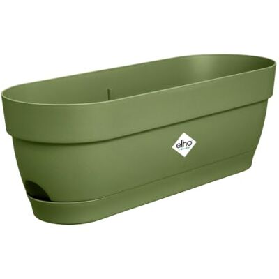 elho Vibia Campana balkonkasten 50cm Pflanztöpfe Moss Green L 18.2 x B 49 x H 17 cm Integrierter Untersetzer elho Vibia Campana balkonkasten 50cm Pflanztöpfe Moss Green L 18.2 x B 49 x H 17 cm Integrierter Untersetzer