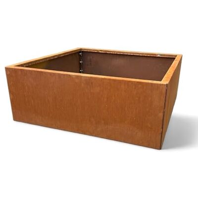 Czaja Cortenstahl Pflanzkübel 80x80x30 cm Fiorella – ohne Bodenplatte Rost Deko Blumenkübel quadratisch – wetterfest & langlebig – Garten Terrasse – Edelrost Pflanzgefäß Czaja Cortenstahl Pflanzkübel 80x80x30 cm Fiorella – ohne Bodenplatte Rost Deko Blumenkübel quadratisch – wetterfest & langlebig – Garten Terrasse – Edelrost Pflanzgefäß