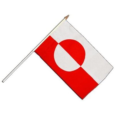 Digni Flaggenfritze® Stockflagge Grönland 30 x 45 cm Digni Flaggenfritze® Stockflagge Grönland 30 x 45 cm