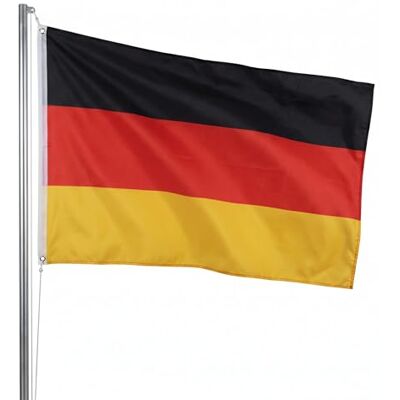 Sonia Originelli Deutschland Länderflagge 90 x 150 cm Fanartikel in der deutschen Nationalflagge für WM, EM und Public Viewing Sonia Originelli Deutschland Länderflagge 90 x 150 cm Fanartikel in der deutschen Nationalflagge für WM, EM und Public Viewing