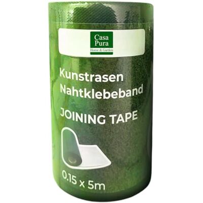 casa pura Klebeband für Kunstrasen 15 cm x 5 m Kunstrasenband Grasband selbstklebend Nahtklebeband für Rasenteppich casa pura Klebeband für Kunstrasen 15 cm x 5 m Kunstrasenband Grasband selbstklebend Nahtklebeband für Rasenteppich
