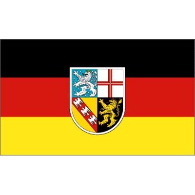 trends4cents Flagge Saarland mit Wappen 90x150 cm 100 g/m², mehrfach genäht, Messingösen Fahne Saarland mit Wappen im Format 90x150 cm – Stoffgewicht 100 g/m² – reißfest – mehrfach genäht – zum Hissen am Fahnenmast trends4cents Flagge Saarland mit Wappen 90x150 cm 100 g/m², mehrfach genäht, Messingösen Fahne Saarland mit Wappen im Format 90x150 cm – Stoffgewicht 100 g/m² – reißfest – mehrfach genäht – zum Hissen am Fahnenmast