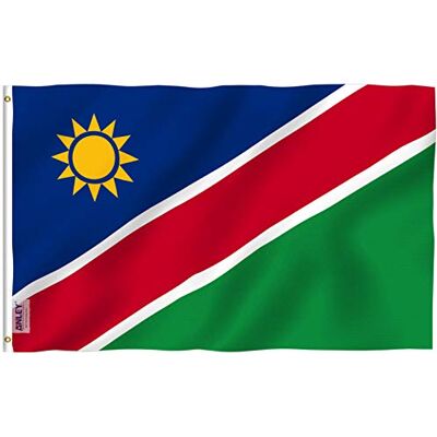 Anley Fly Breeze 3x5 Fuß Namibia Flagge Lebendige Farbe und UV-Lichtechtheit Canvas Header und doppelt genäht Namibian Flags Polyester mit Messingösen 3 X 5 Ft Anley Fly Breeze 3x5 Fuß Namibia Flagge Lebendige Farbe und UV-Lichtechtheit Canvas Header und doppelt genäht Namibian Flags Polyester mit Messingösen 3 X 5 Ft