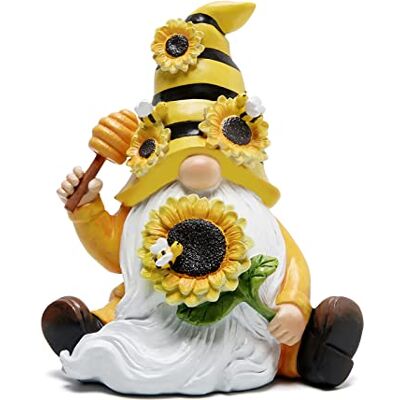 Hodao Hummel Frühling Zwerg Dekorationen Honig Zwerge Ornamente Welttag Geschenke Herbst Thanksgiving Figuren für Garten Dekor Geburtstag Party Hodao Hummel Frühling Zwerg Dekorationen Honig Zwerge Ornamente Welttag Geschenke Herbst Thanksgiving Figuren für Garten Dekor Geburtstag Party