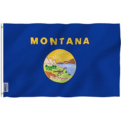 Anley Fly Breeze 3x5 Fuß Montana State Flagge Lebendige Farbe und UV-beständig Canvas Header und doppelt genäht Montananan MT Flags Polyester mit Messingösen 3 x 5 Ft Anley Fly Breeze 3x5 Fuß Montana State Flagge Lebendige Farbe und UV-beständig Canvas Header und doppelt genäht Montananan MT Flags Polyester mit Messingösen 3 x 5 Ft