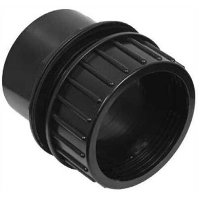 AquaForte Xclear Folien-Flansch Ø 90mm mit Gewinde schwarz / Tankdurchführung AquaForte Xclear Folien-Flansch Ø 90mm mit Gewinde schwarz / Tankdurchführung