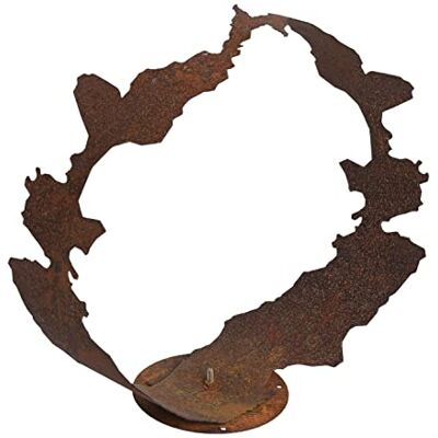 ESTEXO Dekofigur Gartendeko Edelrost Skulptur Gartenskulptur Rost Figur Dekoration Deko 48 cm ESTEXO Dekofigur Gartendeko Edelrost Skulptur Gartenskulptur Rost Figur Dekoration Deko 48 cm