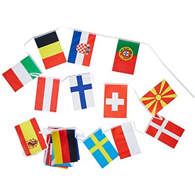 AZ FLAG O2710 Polyester Fußballflagge Ghirlanda AZ FLAG O2710 Polyester Fußballflagge Ghirlanda