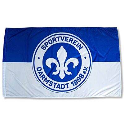 FBS Sportverein Darmstadt 98 Fahne Hissfahne Flagge mit Hohlsaum 150x90cm Original Lizenzprodukt FBS Sportverein Darmstadt 98 Fahne Hissfahne Flagge mit Hohlsaum 150x90cm Original Lizenzprodukt