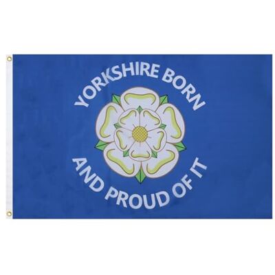 AZ FLAG Flagge Yorkshire Born And Proud Of It 150x90 cm Yorkshire Fahne 100% Polyester mit Messing-Ösen 110g AZ FLAG Flagge Yorkshire Born And Proud Of It 150x90 cm Yorkshire Fahne 100% Polyester mit Messing-Ösen 110g
