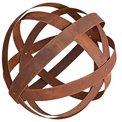 ESTEXO Edelrost Dekokugel Rostkugel Gartenkugel Kugel Metallband Bandeisen Gartendeko Rost Metall 50 cm ESTEXO Edelrost Dekokugel Rostkugel Gartenkugel Kugel Metallband Bandeisen Gartendeko Rost Metall 50 cm
