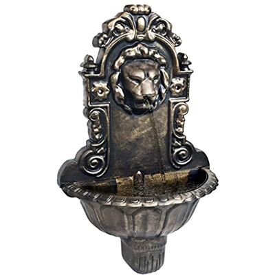 vidaXL Wandbrunnen mit Wasserpumpe Löwenkopf Design Zimmerbrunnen Wasserspiel Dekobrunnen Springbrunnen Wasserfall Zierbrunnen Brunnen Bronze vidaXL Wandbrunnen mit Wasserpumpe Löwenkopf Design Zimmerbrunnen Wasserspiel Dekobrunnen Springbrunnen Wasserfall Zierbrunnen Brunnen Bronze