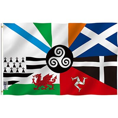 Anley Fly Breeze 3x5 Fuß Celtic Nations Flagge Lebendige Farbe und UV-beständig Canvas Header und doppelt genäht Celtic Nations Flags Polyester mit Messingösen 3 x 5 Ft Anley Fly Breeze 3x5 Fuß Celtic Nations Flagge Lebendige Farbe und UV-beständig Canvas Header und doppelt genäht Celtic Nations Flags Polyester mit Messingösen 3 x 5 Ft
