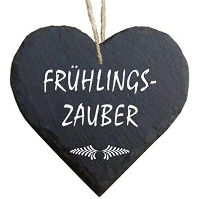 Homeyourself Herz Schieferherz Schiefer Schieferschild 10 x 10 cm Frühlingszauber schwarz Dekoschild Wandschild Schild Stein Frühling Homeyourself Herz Schieferherz Schiefer Schieferschild 10 x 10 cm Frühlingszauber schwarz Dekoschild Wandschild Schild Stein Frühling